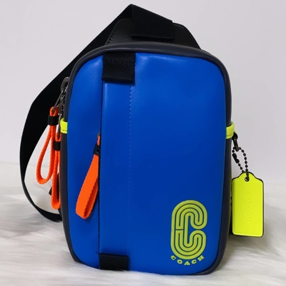 Coach Other - New Coach Edge L Pack/ Refined Calf Leather/ Blue-Black